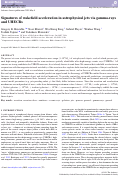 Cover page: Signatures of wakefield acceleration in astrophysical jets via gamma-rays and UHECRs