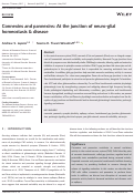 Cover page: Connexins and pannexins: At the junction of neuro‐glial homeostasis &amp; disease