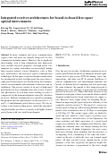 Cover page: Integrated receiver architectures for board-to-board free-space optical interconnects