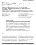 Cover page: Kinesin-like protein CENP-E is upregulated in rheumatoid synovial fibroblasts