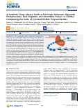 Cover page: A Synthetic Gene Library Yields a Previously Unknown Glycoside Phosphorylase That Degrades and Assembles Poly-β-1,3-GlcNAc, Completing the Suite of β‑Linked GlcNAc Polysaccharides