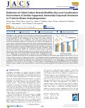 Cover page: Reduction of Cofed Carbon Dioxide Modifies the Local Coordination Environment of Zeolite-Supported, Atomically Dispersed Chromium to Promote Ethane Dehydrogenation.