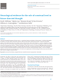 Cover page: Neurological Evidence for the Role of Construal Level in Future-Directed Thought