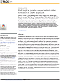 Cover page: Defining the genetic components of callus formation: A GWAS approach.