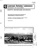 Cover page: Hydrological and Geochemical Investigations of Selenium Behavior at Kesterson Reservoir