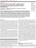 Cover page: STAT1 maintains naïve CD8+ T cell quiescence by suppressing the type I IFN-STAT4-mTORC1 signaling axis.