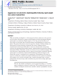 Cover page: Aggressive non-alcoholic steatohepatitis following rapid weight loss and/or malnutrition