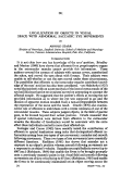 Cover page: Localization of objects in visual space with abnormal saccadic eye movements.