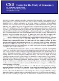 Cover page: An Empirical Study of Types of Democratic Deliberation: The Limits and Potential of Citizen Participation