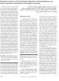 Cover page: Exploring access to cancer control services for Asian-American and Pacific Islander communities in Southern California.