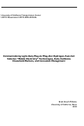 Cover page: Commercializing Light-Duty Plug-In/Plug-Out Hydrogen-Fuel-Cell Vehicles: "Mobile Electricity" Technologies, Early California Household Markets, and Innovation Management