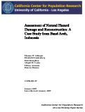 Cover page: Assessment of Natural Hazard Damage and Reconstruction: A Case Study from Band Aceh, Indonesia