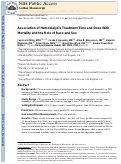 Cover page: Association of hemodialysis treatment time and dose with mortality and the role of race and sex.