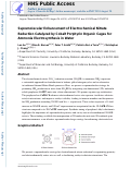 Cover page: Supramolecular Enhancement of Electrochemical Nitrate Reduction Catalyzed by Cobalt Porphyrin Organic Cages for Ammonia Electrosynthesis in Water.