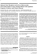 Cover page: Subacute Stent Thrombosis in the Era of Intravascular Ultrasound-Guided Coronary Stenting Without Anticoagulation: Frequency, Predictors and Clinical Outcome