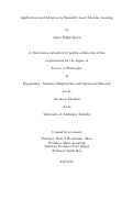 Cover page: Applications and Advances in Similarity-based Machine Learning