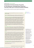 Cover page: Assessment of the Psychometric Properties of a Questionnaire Assessing Patient-Reported Outcomes With Laser In Situ Keratomileusis (PROWL)