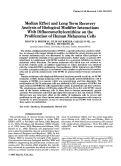 Cover page: Median Effect and Long Term Recovery Analysis of Biological Modifier Interactions With Difluoromethylornithine on the Proliferation of Human Melanoma Cells