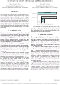 Cover page: An Analytic Study of Stream Tapping Protocols