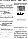 Cover page: Progress on Modeling of Ultrafast X-Ray Streak Cameras