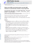 Cover page: Higher serum DHEA concentrations before and after SSRI treatment are associated with remission of major depression