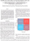 Cover page: Probability, but not utility, influences repeated mental simulations of risky events