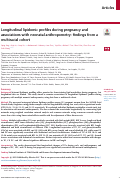 Cover page: Longitudinal lipidomic profiles during pregnancy and associations with neonatal anthropometry: findings from a multiracial cohort.