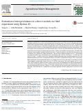 Cover page: Evaluation of nitrogen balance in a direct-seeded-rice field experiment using Hydrus-1D