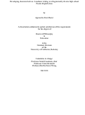 Cover page: Developing discoursal selves:Academic writing in a linguistically diverse Puente English class