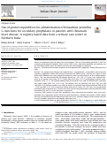 Cover page: Out-of-pocket expenditure for administration of benzathine penicillin G injections for secondary prophylaxis in patients with rheumatic heart disease: A registry-based data from a tertiary care center in Northern India