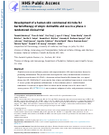 Cover page: Development of a human skin commensal microbe for bacteriotherapy of atopic dermatitis and use in a phase 1 randomized clinical trial