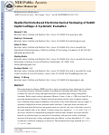 Cover page: Needle-Electrode-Based Electromechanical Reshaping of Rabbit Septal Cartilage: A Systematic Evaluation