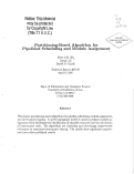 Cover page: Partitioning-based algorithm for pipelined scheduling and module assignment