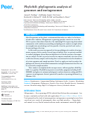 Cover page: PhyloSift: phylogenetic analysis of genomes and metagenomes