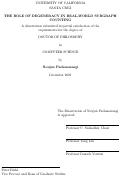 Cover page: The Role of Degeneracy in Real-World Subgraph Counting