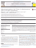 Cover page: Fully-automated synthesis of 16β-18F-fluoro-5α-dihydrotestosterone (FDHT) on the ELIXYS radiosynthesizer