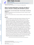 Cover page: Effects of residual disinfectants on the redox speciation of lead( ii )/( iv ) minerals in drinking water distribution systems