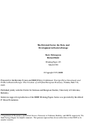 Cover page: The External Sector, the State and Development in Eastern Europe