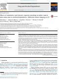 Cover page: Effects of abstinence and chronic cigarette smoking on white matter microstructure in alcohol dependence: Diffusion tensor imaging at 4T