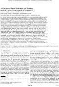 Cover page: A Catchment-Based Hydrologic and Routing Modeling System with explicit river channels