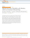 Cover page: Engineering protein assemblies with allosteric control via monomer fold-switching