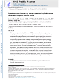 Cover page: Pseudoprogression versus true progression in glioblastoma: what neurosurgeons need to know.