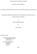 Cover page: Preconception Cardiometabolic Health and Risk of Adverse Birth Outcomes among US Women