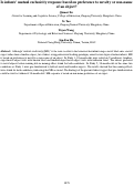 Cover page: Is infants’ mutual exclusivity response based on preference to novelty or non-nameof an object?