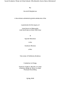 Cover page: Social Evaluative Threat in Urban Schools: Who Benefits from a Value Affirmation?