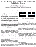 Cover page: Implan: Scalable Incremental Motion Planning for Multi-Robot Systems