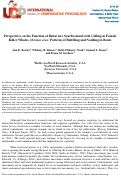 Cover page: Perspectives on the Function of Behaviors Synchronized with Calling in Female Killer Whales, Orcinus orca: Patterns of Bubbling and Nodding in Bouts