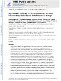 Cover page: Impact of DNA Geometry and Scoring on Monte Carlo Track-Structure Simulations of Initial Radiation-Induced Damage.