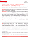 Cover page: Changes in Medical Therapy and Lifestyle After Anatomical or Functional Testing for Coronary Artery Disease