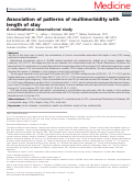 Cover page: Association of patterns of multimorbidity with length of stay